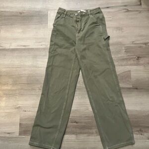 PacSun Olive Green Straight Leg Pants